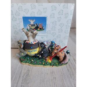 Fitz Floyd Charming Tails friendship is the reason to celebrate figure